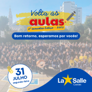 Volta às Aulas - 2º semestre letivo - 2023