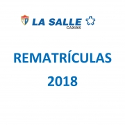 Rematrículas para 2018