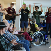 Ação de voluntariado no Lar da Velhice São Francisco