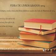 2ª Feira de Livros Usados no La Salle Santo Antônio 