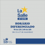13 a 27/11: La Salle Store com horário diferenciado 