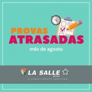 Provas Atrasadas - Mês de agosto