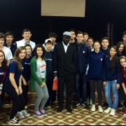 Palestra com o senegalez Mbaye Khoudia