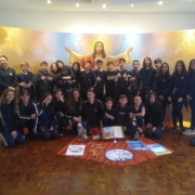 Momento de espiritualidade das turmas do 7º Ano