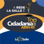 Rede La Salle conquista o prêmio Top Cidadania 2018