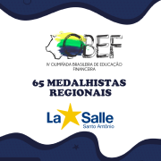 65 medalhistas regionais na OBEF