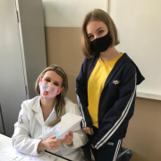 Alunos do 7º ano entregam carta aos professores!