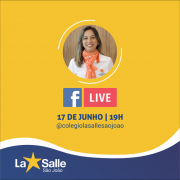17/6: Acompanhe a live pelo facebook do Colégio