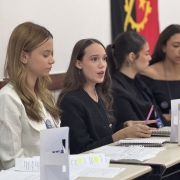 Estudantes simulam COP 2026 e debatem clima