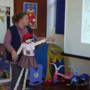 Boneca Bambolina visita a Educação Infantil