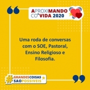 Roda de Conversa - AproxiMANDO co'VIDA 2020