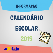 LSSA divulga Calendário Escolar 2019