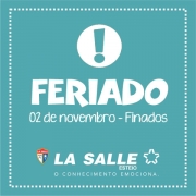 02/11 - Feriado Finados