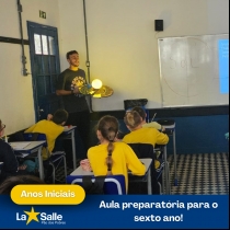 Aula praparatória para o sexto ano