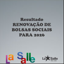 Resultado da Renovação de Bolsas para 2026
