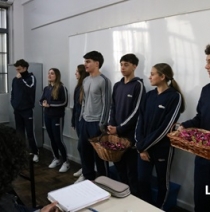 Entrega de Bombom e Homenagem à Semana de La Salle