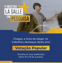 1ª Mostra La Salle em Pesquisa