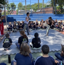 Herança africana é celebrada na escola  