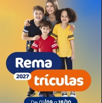 Rematrículas 2027 já estão abertas