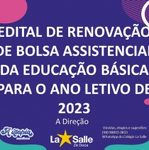 EDITAL DE RENOVAÇÃO DE BOLSA ASSISTENCIAL 2023