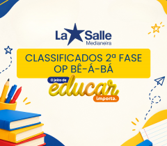 La Salle Medianeira avança na OP BÊ-Á-BÁ