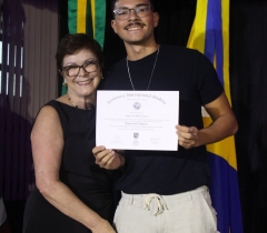 Cerimônia de entrega de certificados