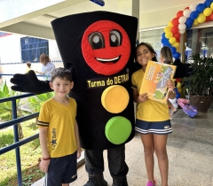 Colégio recebe ação educativa do Detran-DF