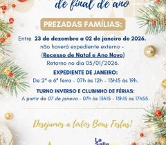 COMUNICADO DE FINAL DE ANO