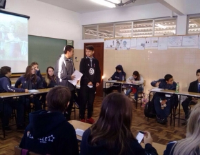 Estudantes apresentam juri simulado sobre Maquiavel