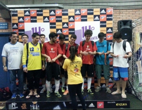 Equipe de Futsal no 14º Estudantil
