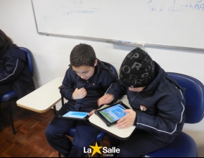 Alunos dos 3º anos aprendem Matemática com iPads!