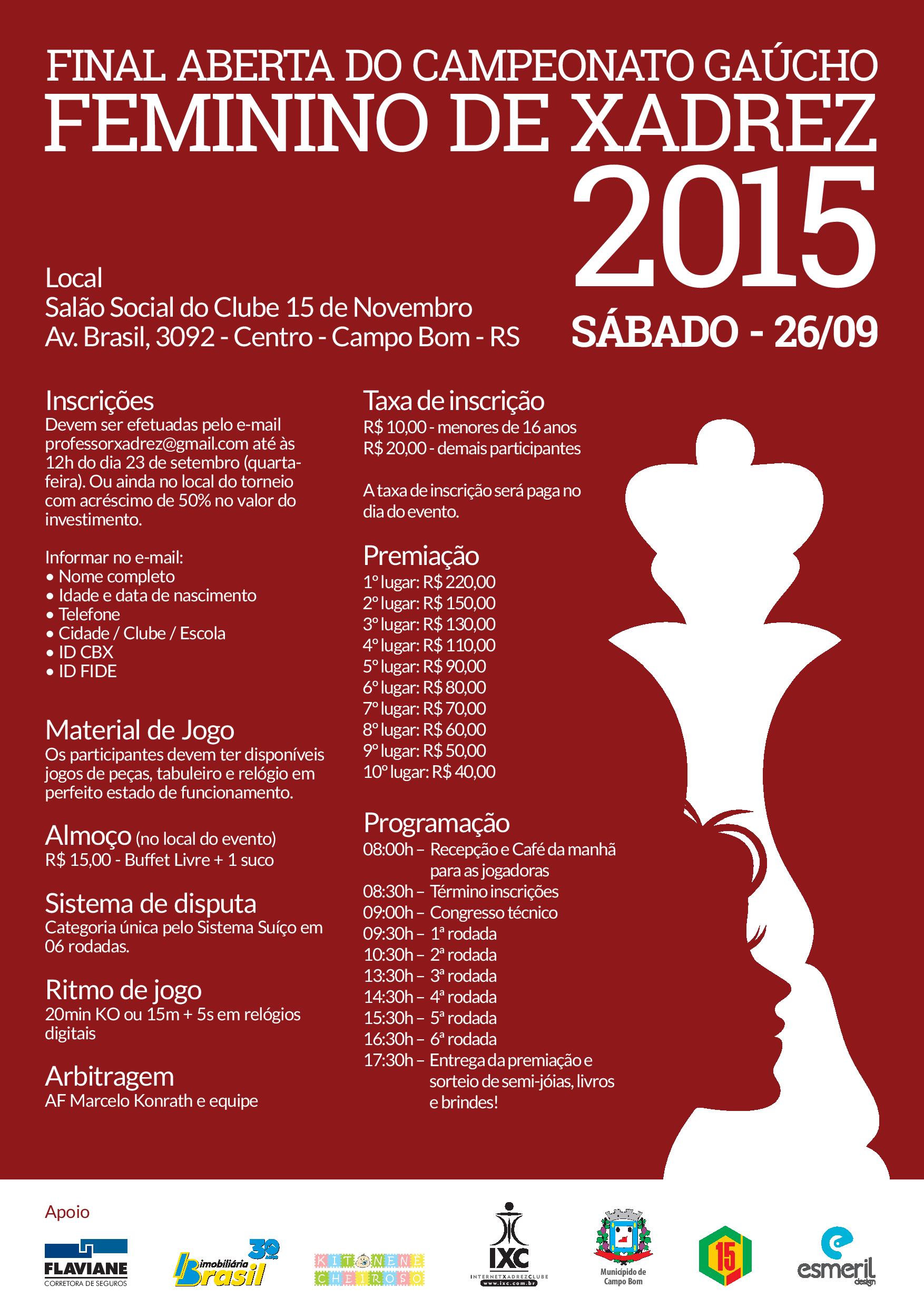 1º Campeonato on-line de Xadrez da Rede La Salle 